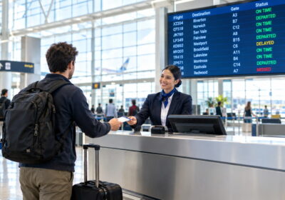 Missed Southwest flight status on airport departure board