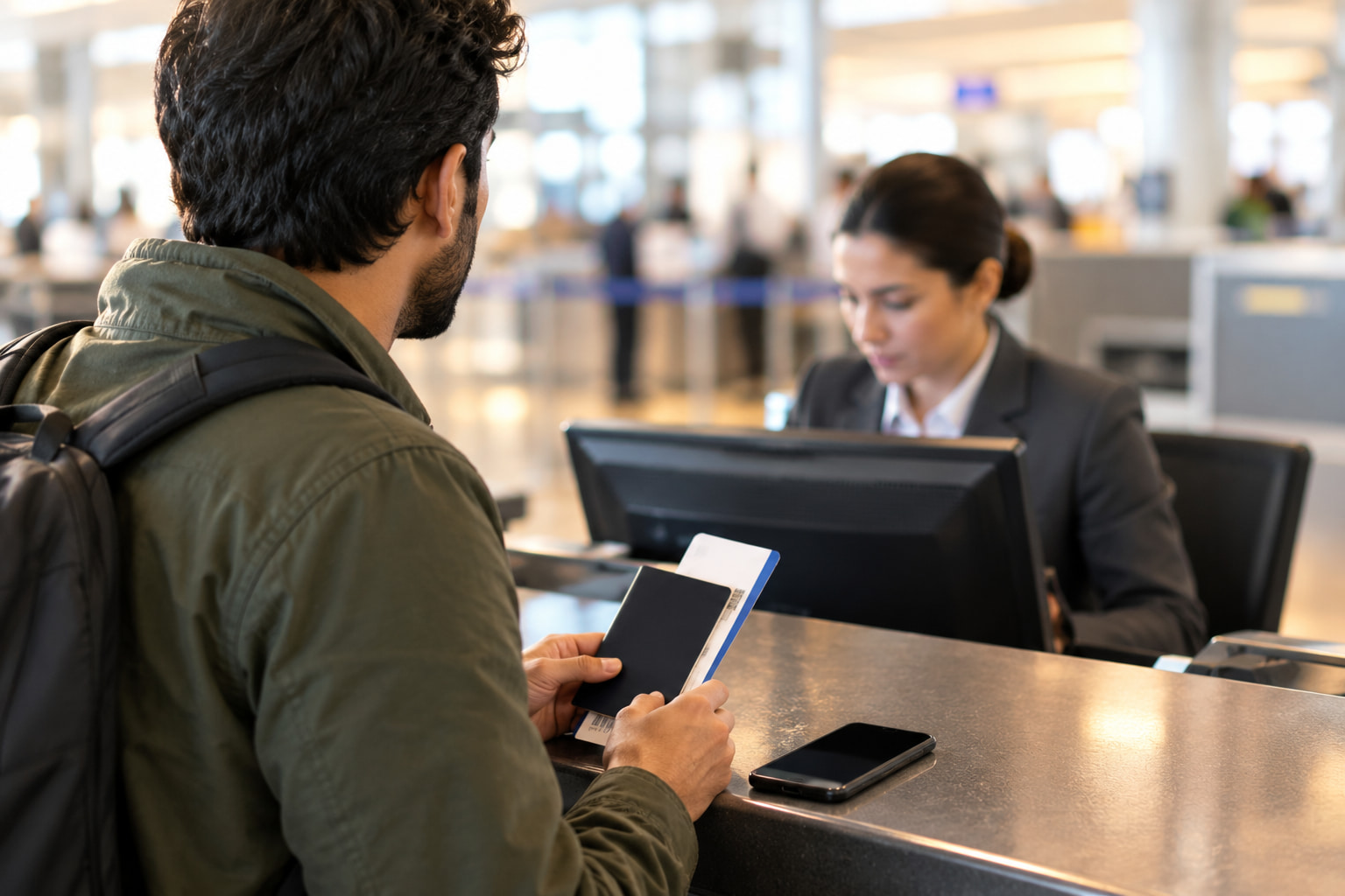 Airport Check-In Document Verification
