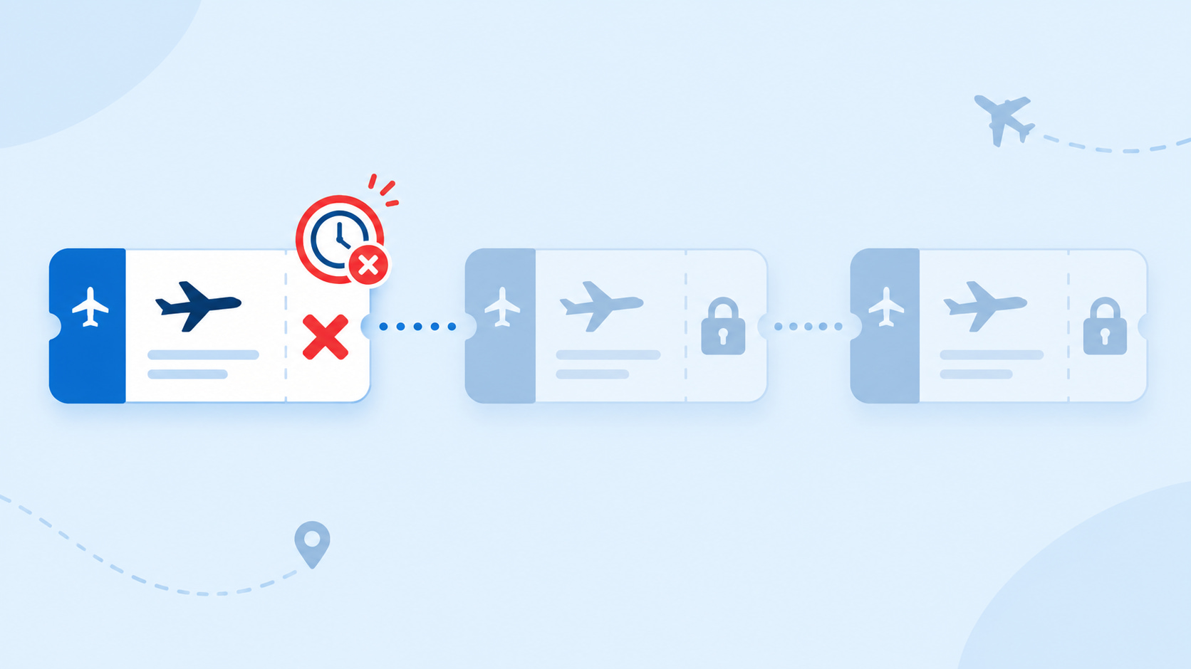 Missed Flight Cancels Itinerary